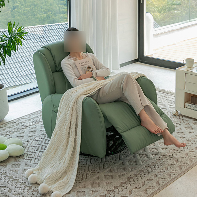 Canapé inclinable polyvalent avec poche de rangement, Vert