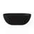 59 Inch Solid Surface Soaking Bathtub - Deep Soak Freestanding Tub