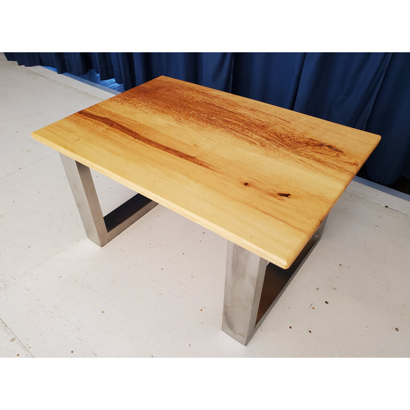 Table basse traîneau, H 16,75 po x L 22 po x l 32 po, Chrome