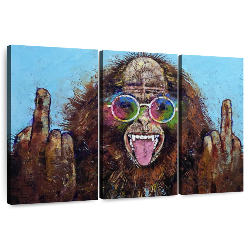 Brampt Bigfoot Double Bird, 48" H x 74" W