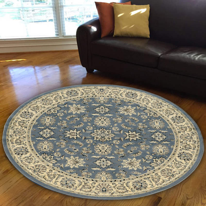 Oriental Indoor Rug, Round 5'3"
