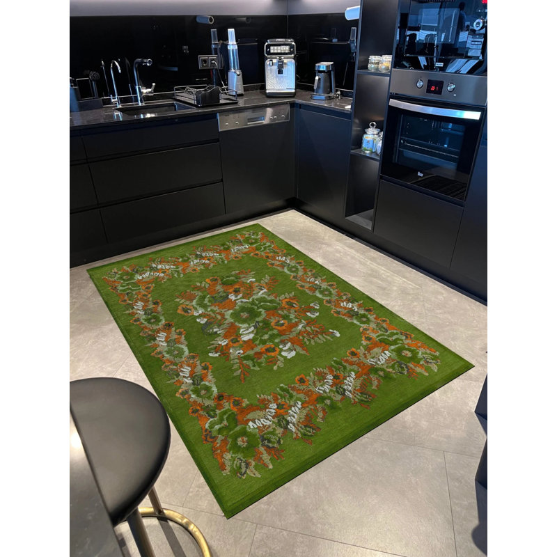 Tapis intérieur / extérieur en polypropylène tissé à la machine Sirio, Rectangle 3 pi 11 po x 6 pi 7 po