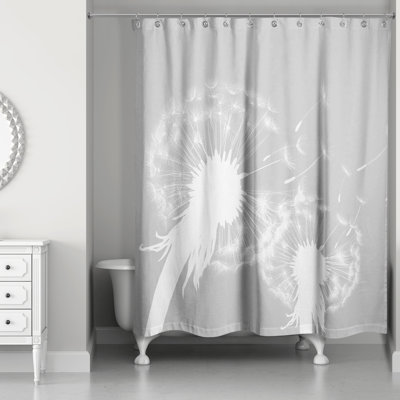 Rideau de douche simple Laile