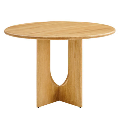 Modway Rivian Round 48" Wood Dining Table by Modway