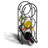 3 Bottle Tabletop Wine Bottle Rack-791679188