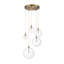 Lustre 5 lumières en laiton naturel Jensi-410163170