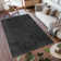 Gertmenian Cadence Tonee Carcoal Grey Solid Colour Plush Polyester Shag Indoor Area Rug