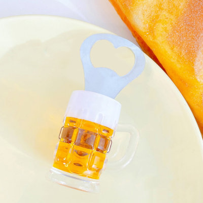 Mini ouvre-bouteille de bière avec dos magnétique pour bouteille d'eau facile à retirer et compacte pour les fêtes à la maison ou la décoration du réfrigérateur