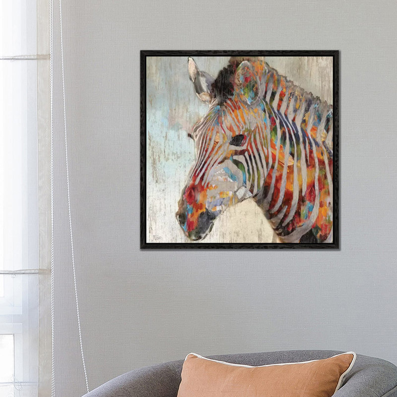 Nan - Wrapped Canvas Print, 66.04 cm H x 66.04 cm W, Black Floater Framed