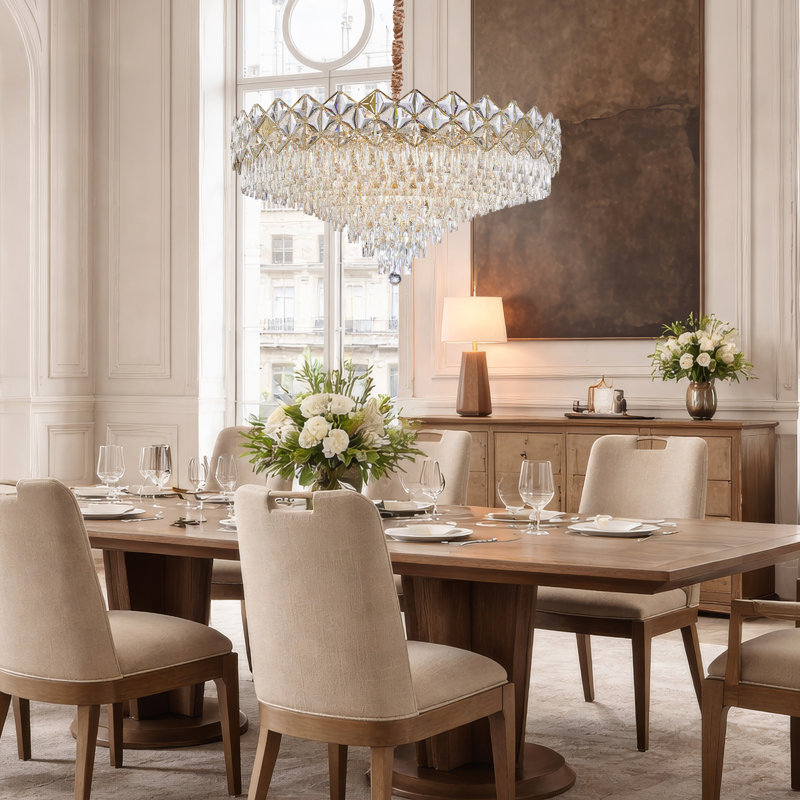 Regalia 28-Light Crystal Chandelier - Gold
