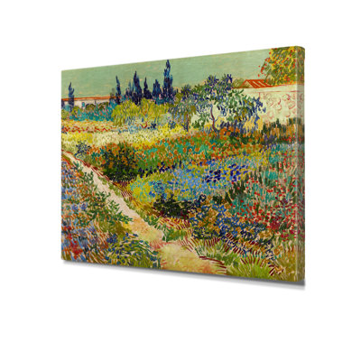 Vincent Van Gogh's Garden at Arles, Classic Art Reproduction, Giclee Print on Acid-Free Cotton Canvas