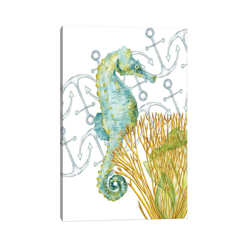 Undersea Creatures I by Melissa Wang - Wrapped Canvas Print, 66.04 cm H x 45.72 cm W x 3.175 cm D