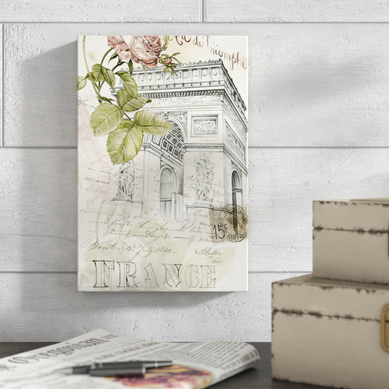 Paris Sketchbook II by Jennifer Paxton Parker - Print on Canvas, 30cm H x 20cm W, Wrapped Canvas