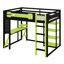 Lit mezzanine complet avec bureau, tablettes-1731659323