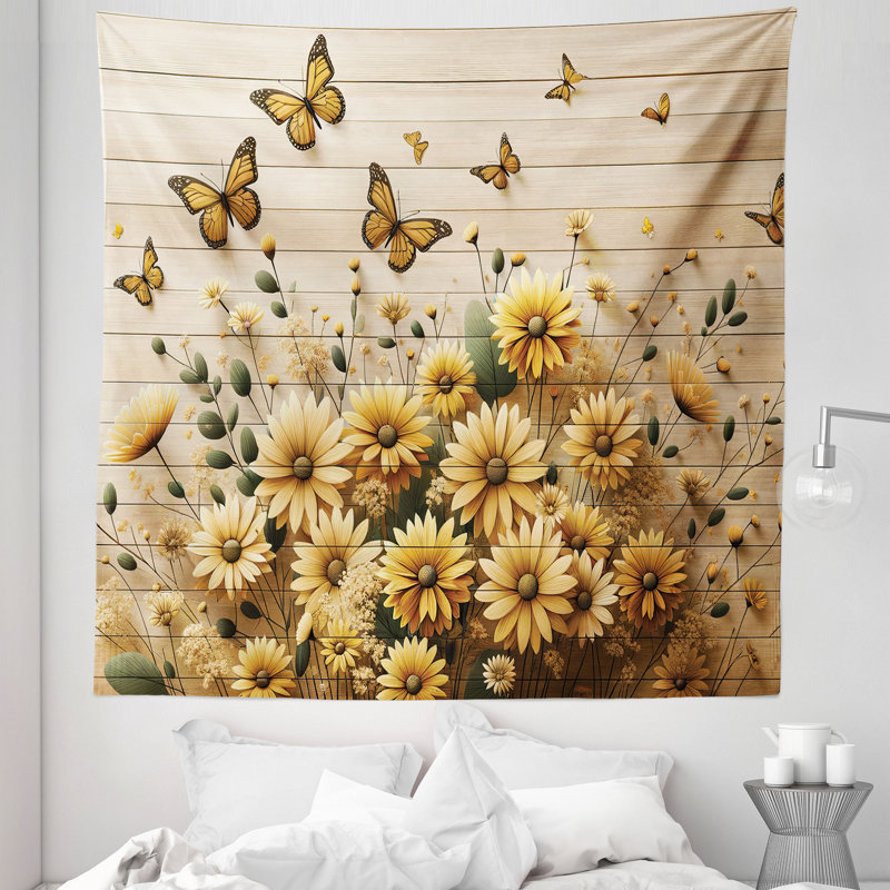 Tapisserie en microfibre, H 88 po x l 88 po