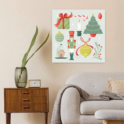 Art contemporain de Noël avec bougie