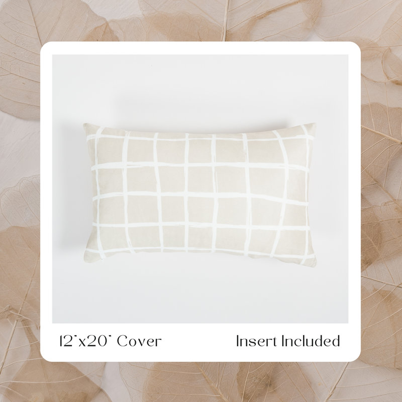 Plaid Throw Pillow