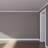 Endurathane Fiona Crown Moulding, 2"H x 2"P x 2 3/4"F x 96"L, Factory Primed