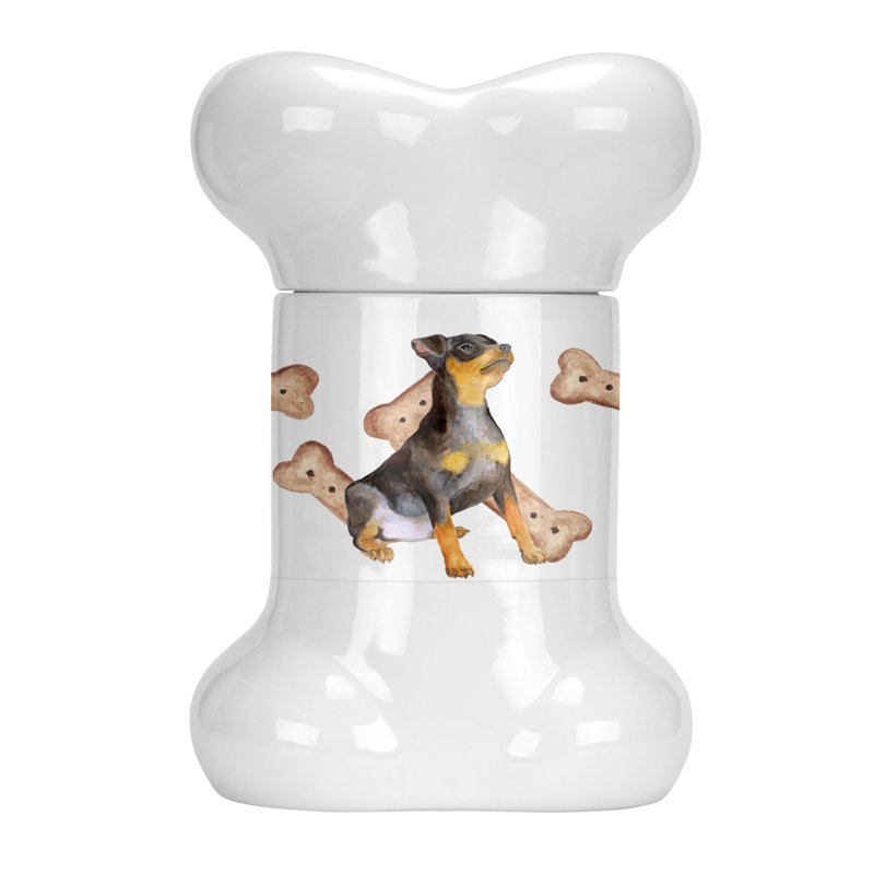 Pot à animaux en forme de pinscher miniature