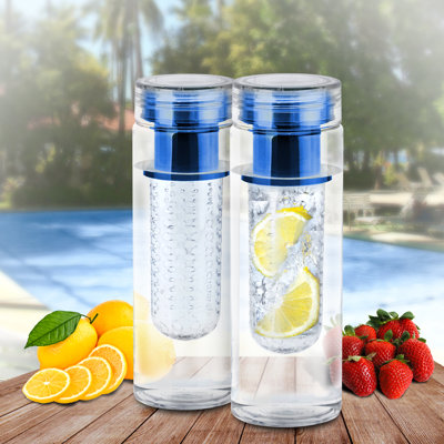 Flash Popup 24oz. Water Bottle with Fruit Infuser