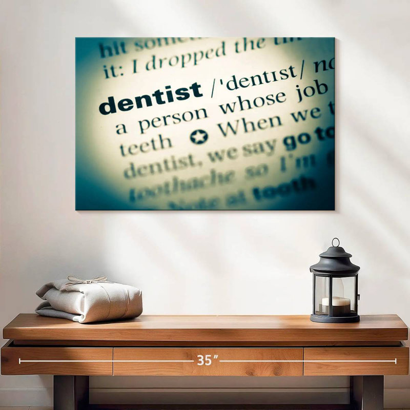 Définition de dentiste Alcaraz, H 24 po x l 36 po