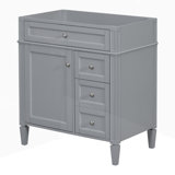 Bathroom Vanity Storage Cabinet without Top Sink with 2 Drawers and a Tip-out Drawer