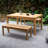 Suchta Teak Wood Outdoor Dining Table