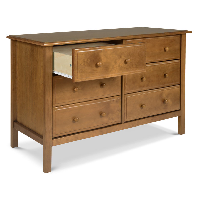 Commode double 6 tiroirs Jayden, Châtaigne