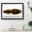 Autumn Forest Reflecting in Abstract - Framed Print