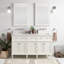 60" Elmdale Double Bathroom Vanity Set with Rectangular Undermount Sinks-67574734-67574738-75245595