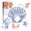 «Coastal Jewels III», reproduction d'art sur toile-25336889-25336900