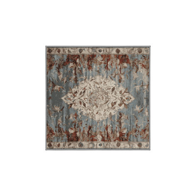 Machine Washable Gray Area Rug