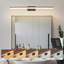 Luminaire de salle de bain moderne 39 po à DEL - Élégante applique murale en métal noir pour miroir, vestiaire ou lavabo-624574422-624574423