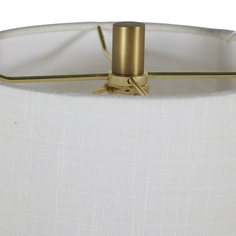 Hawthorne 53" Floor Lamp, 150 W, Matte Antique Brass