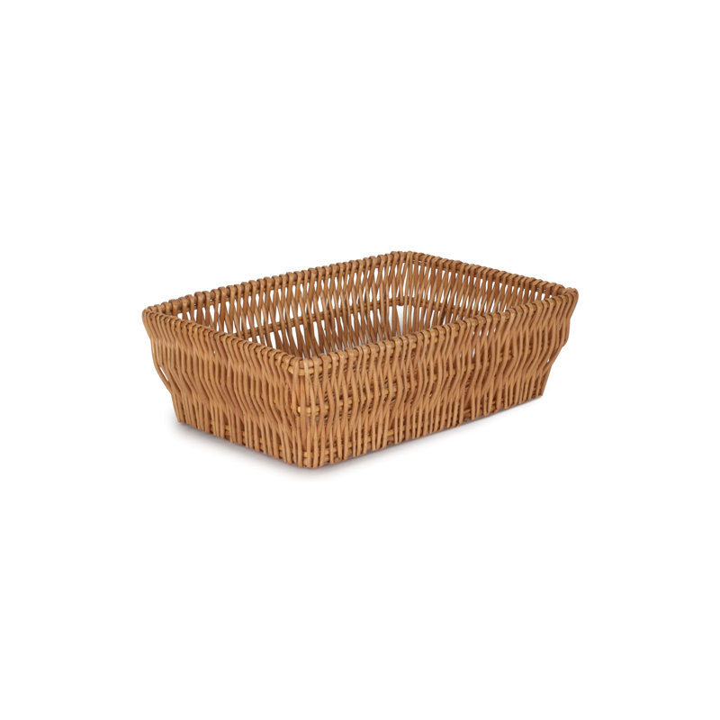 Jumbo Packaging Willow Wicker Tray Basket, 16cm H x 50cm W x 36cm D