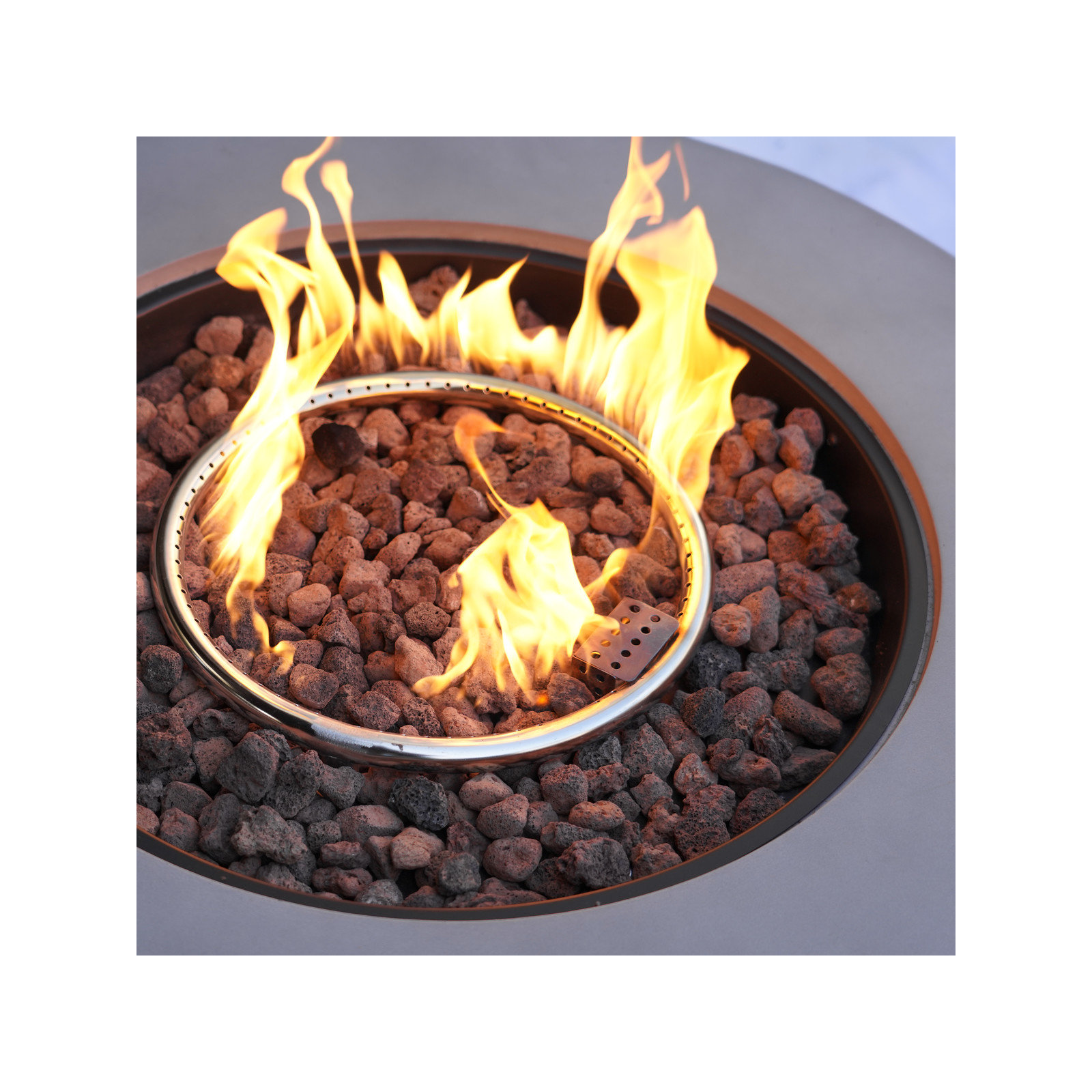 Addingham 31.5" Round Fire Pit Table