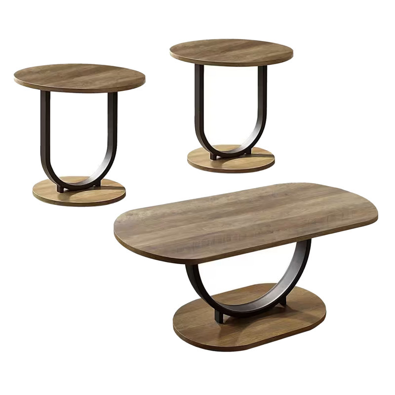 Ensemble de tables basses 3 pièces Zepeda