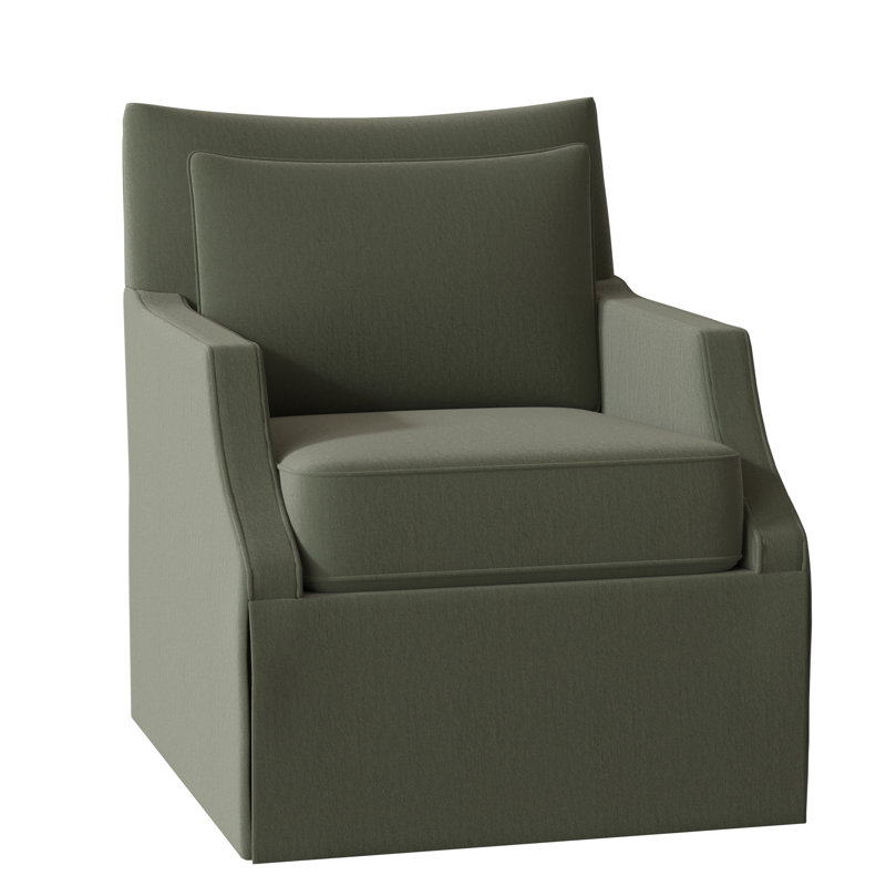Fauteuil l 29 po Holly, 100% polyester 9953 saule, Tabac