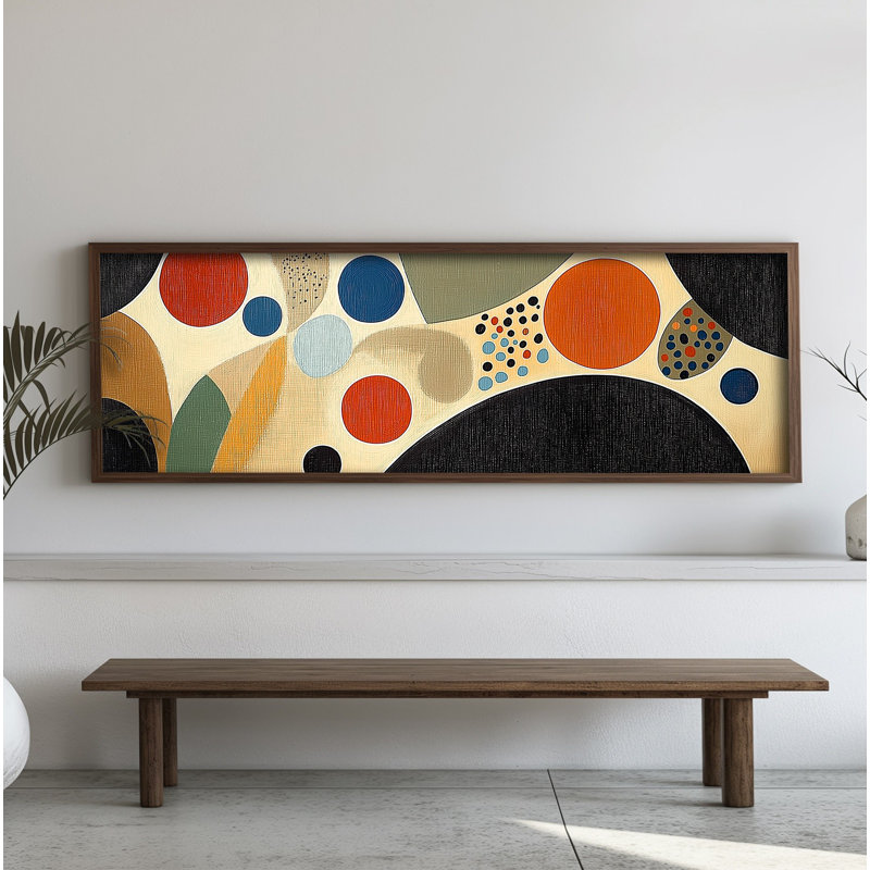 Élégante peinture décorative en panneau de fibres à densité moyenne, 15,7 x 47,2 x 0,1 pouces | 100% panneau de fibres à densité moyenne avec épaisseur de 3 mm, cadre 100% bois de pin | Œuvre d'art imprimé UV pour la décoration intérieure, le salon, le bureau, l'esthétique moderne