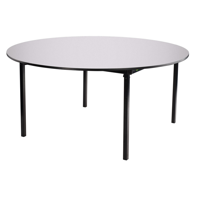 Table de banquet circulaire pliante, Gris nebula, H 29 po x l 60 po x P 60 po
