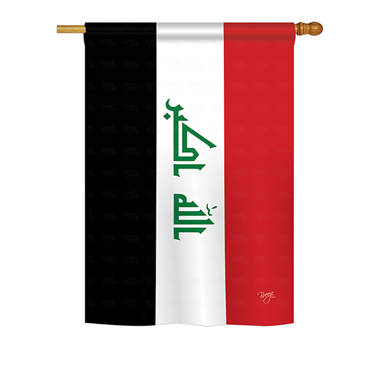 ANLEY Iraq Polyester 36 x 60 in. House Flag