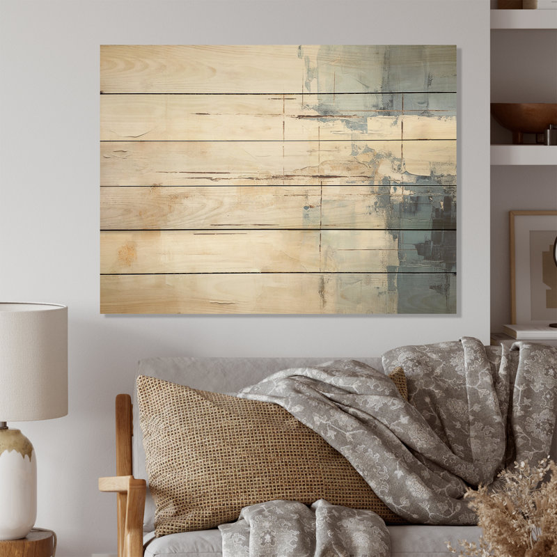 Simplicity Winter Dream - Paysage d'hiver, panneau mural en bois sur bois de pin naturel, H 24 po x l 32 po