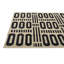 Tapis noir et blanc Jessen
