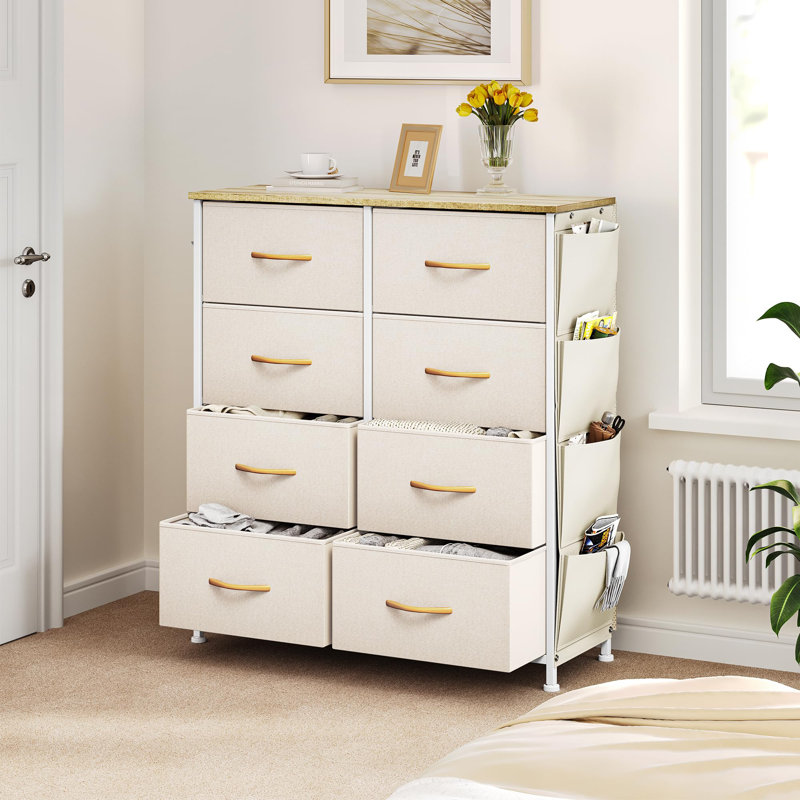 Arnaz 8 - Drawer Chest of Drawers, Beige