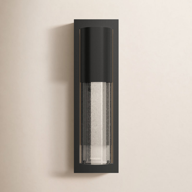 Dwell LED Outdoor Sconce, Hematite, 15.5" H x 4.5" W x 4.75" D, Incandescent