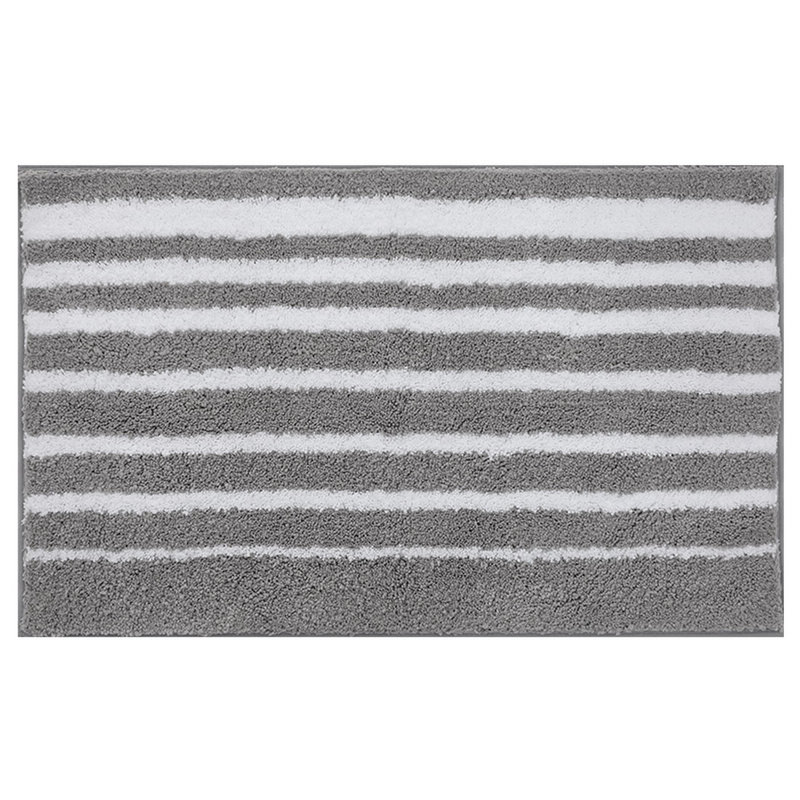 Elisee 3D Leaves Bath Rug with Non-Slip Backing