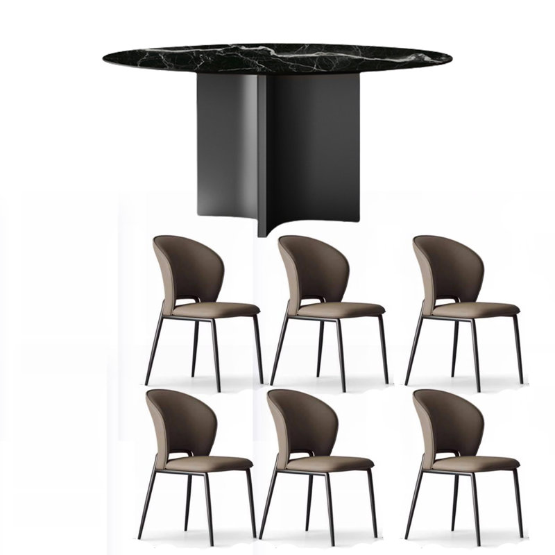 Ensembles de table de salle à manger robustes au design attrayant., H 29,53 po x L 55,12 po x l 55,12 po