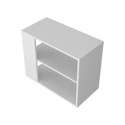 Table d'appoint en mélamine avec rangement ouvert Rio Verde