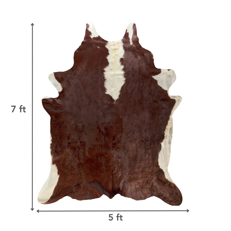 Barnes Cowhide Animal Print Indoor Rug