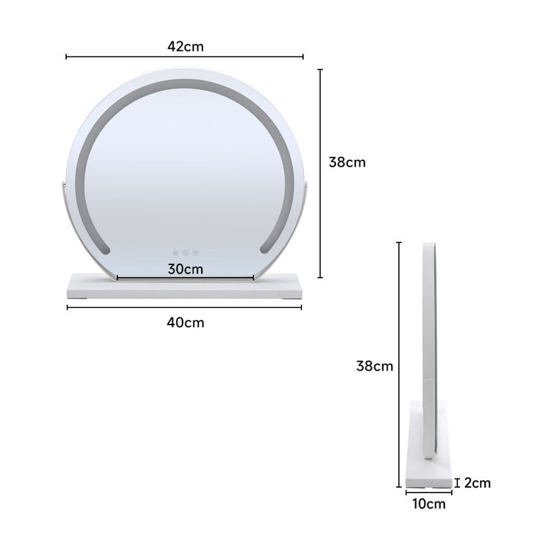 Mondel Metal Flat Floor Mirror